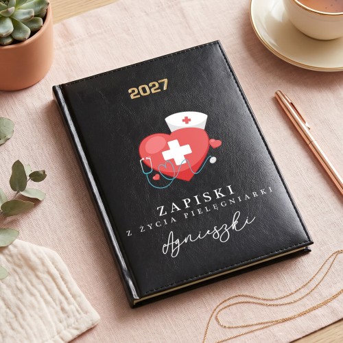 Kalendarz 2027 z nadrukiem dla pielęgniarki - Medyczna organizacja