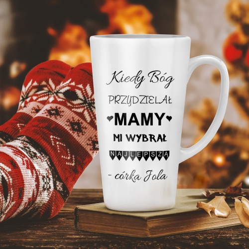 Kubek do kawy z nadrukiem dla mamy - Moja najlepsza mama