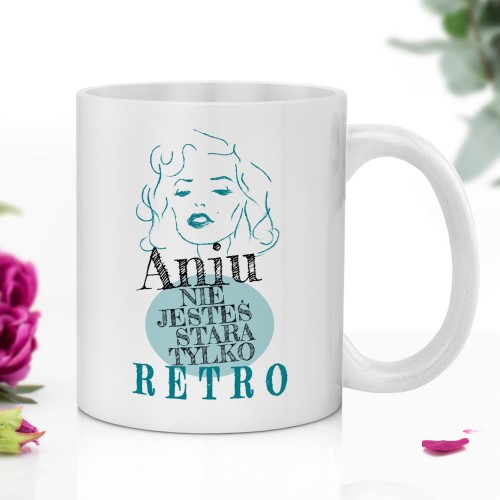 Kubek z nadrukiem dla niej - Retro