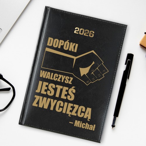 Kalendarz na 2026 z nadrukiem dla niego - Zwycięzca