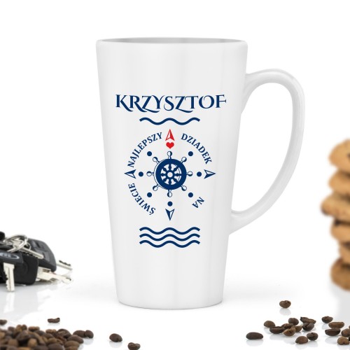 Kubek latte z nadrukiem dla dziadka - Ster