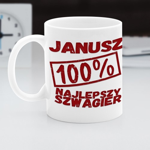 Kubek z nadrukiem dla szwagra - Najlepszy Szwagier