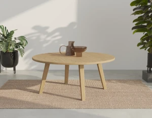 Stolik kawowy okrągły dębowy 60, 70, 80 - 110 cm