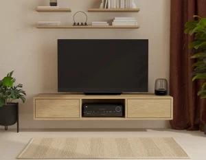 Nowoczesna podwieszana szafka TV 150 cm
