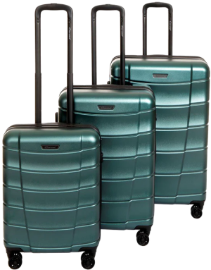 Cavalet | Svarte 3-Set | Kabinväska/Resväska | 75/65/55 cm | Champagne | Stor Resväska, Handbagage, Resväskor