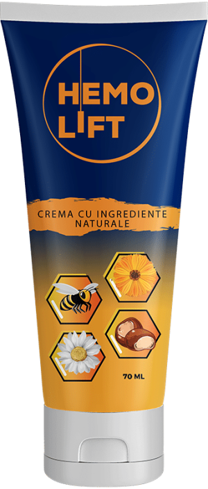Crema pentru Hemoroizi - Efect Venotonic & Reparator - 13 Extrase Naturale - 70 ML - HemoLift