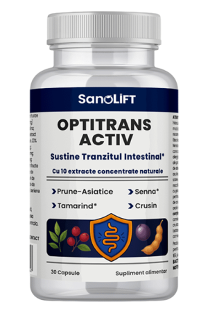 Laxativ Forte Natural Pentru Adulti cu Crusin & 9 Extrase Concentrate - OptiTrans Activ