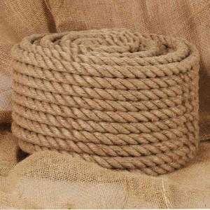 vidaXL Tau 100% jute 20 mm 100 m