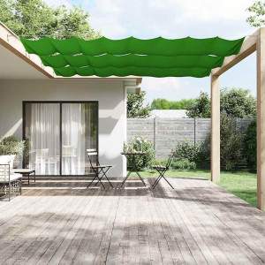 vidaXL Vertikal markise lysegrønn 140x600 cm oxfordstoff