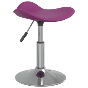 vidaXL Scaun de masaj, violet, oțel cromat și piele ecologică