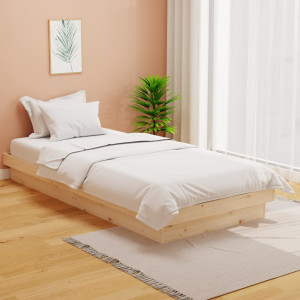 vidaXL Sengeramme heltre 90x200 cm