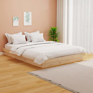 vidaXL Sengeramme heltre 140x200 cm