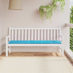 vidaXL Benkepute Oxford Stoff Turkis 180 x 50 x 3 cm