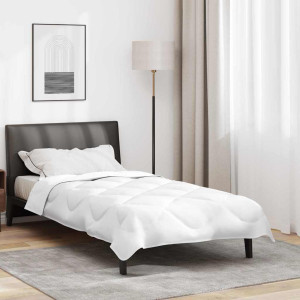 vidaXL Sommerdyne Hvit 200 x 155 x 3 cm Polyester