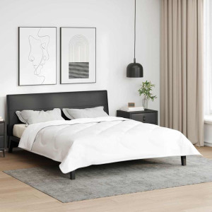 vidaXL 2-i-1 Dyne Hvit 260 x 220 x 10 cm Polyester