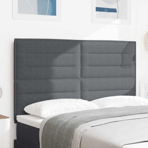 vidaXL Hodegavl Mørkegrå 160 cm Corduroy stoff