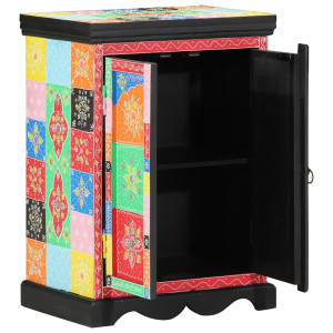 vidaXL Konsollbord med hylle med lagring Flerfarget 50 x 30 x 70 cm