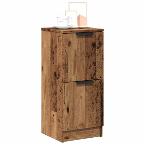 vidaXL Skjenk gammelt tre 30x30x70 cm konstruert tre