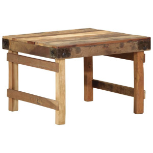 vidaXL Kaffebord Brun 60 x 55 x 40 cm Massiv Reclaim Tre