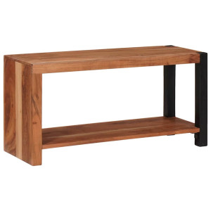 vidaXL Bokhylle Brun 80 x 30 x 40 cm Solid akasietre