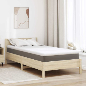 vidaXL Madrassbeskytter Hvit 90 x 200 cm Jacquard Stoff