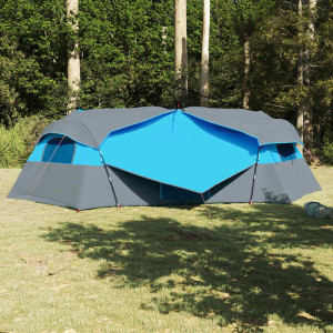 vidaXL Innertelt med tak med lagring Blå 520 x 520 x 190 cm taft