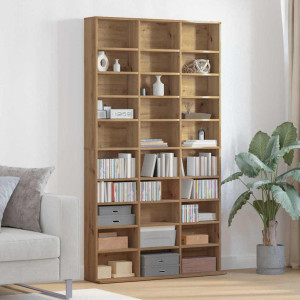vidaXL CD skap Artisan Eik 101 x 23 x 177,5 cm Konstruert tre