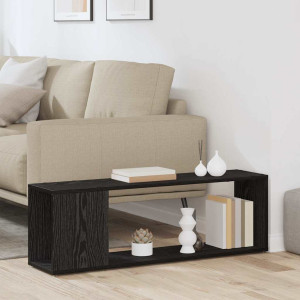 vidaXL TV-benksett 100 x 24 x 63 cm Svart Konstruert tre