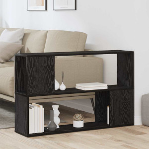 vidaXL TV-benksett 100 x 24 x 63 cm Svart Konstruert tre