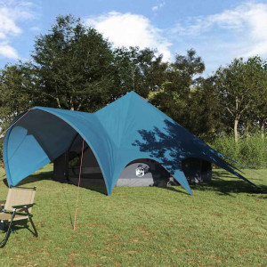 vidaXL Teepee Teltt 7-Personer 7 person Blå og grå