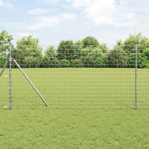 vidaXL Euro gjerde 1,2 x 10 m PVC-belagt jern