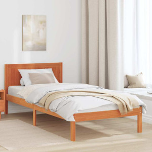 vidaXL Sengestamme Brun 100 x 200 cm Massivt furutre