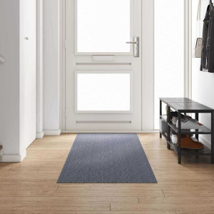 vidaXL Teppeløper Lysegrå 80 x 300 cm stoff