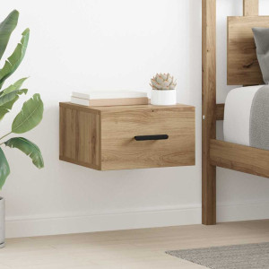 vidaXL Nattbordskap 2 stk. 35 x 35 x 20 cm Konstruert tre Artisan Eik