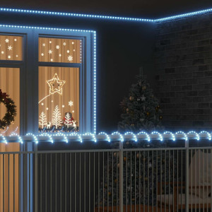 vidaXL Lyskabel med 1200 LED Kald Hvit 50 m PVC