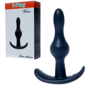 Boss Series Klasyczny korek analny - dyskretny, Czarny TPE