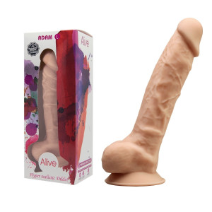 Alive Adam L ( SILEXPAN ) Realistyczne dildo z przyssawką, Silikonowe