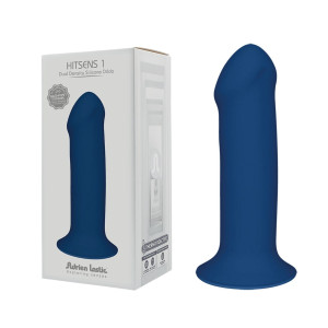 Adrien Lastic HITSENS 1 ( 7 " ) Miękkie dildo z przyssawką, Niebieskie Silikonowe