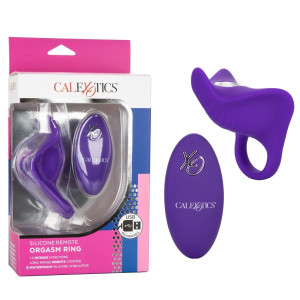 Calexotics - Remote Orgasm Ring Pierścień erekcyjny z pilotem LRS, Fioletowy