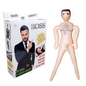 Boss Series BOSS Male Doll - Męska lalka miłości, Cielista