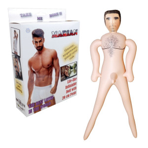 Boss Series Marian Male Doll - Męska lalka miłości, Cielista