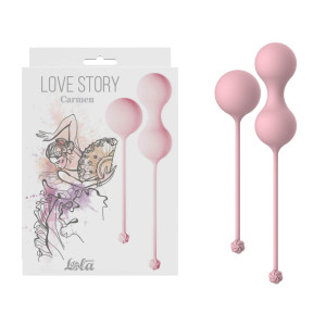 Vaginal balls set Love Story Carmen Tea Rose