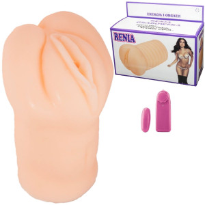 Boss Series Vagina z wibracją 650g. - AFRODYTA - Masturbator realistyczny z wirbacjami