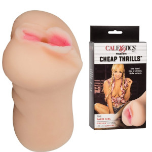 Calexotics CHEAP THRILLS THE FARM GIRL IVORY - Masturbator realistyczny - Pochwa, Cielisty