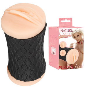You2Toys NS Pussy & Ass - Realistyczny dwustronny masturbator - pochwa i anal, Cielisty