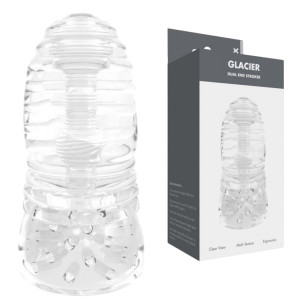 Linx Glacier Dual End Stroker - Masturbator z wypustkami