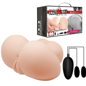 CRAZY BULL - Busty Butt Vibrating - Super realistyczny masturbator z wibracjami