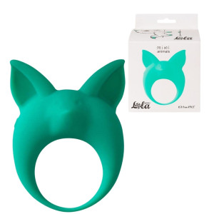 Pierścień- Vibrating Cockring MiMi Animals Kitten Kyle Green