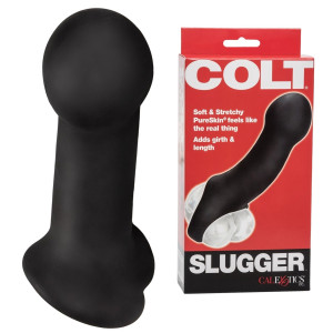 COLT SLUGGER - Nakładka na penisa z opaską na jądra, Czarna