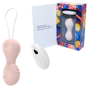 Boss Series Kegel Balls USB - Klasyczne wibrujące kulki gejszy na pilota, Cieliste